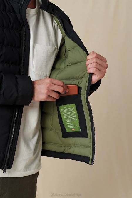 prime dūnu jaka Globe Brand melns D2ZH337 apģērbs