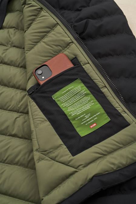 prime dūnu jaka Globe Brand melns D2ZH337 apģērbs