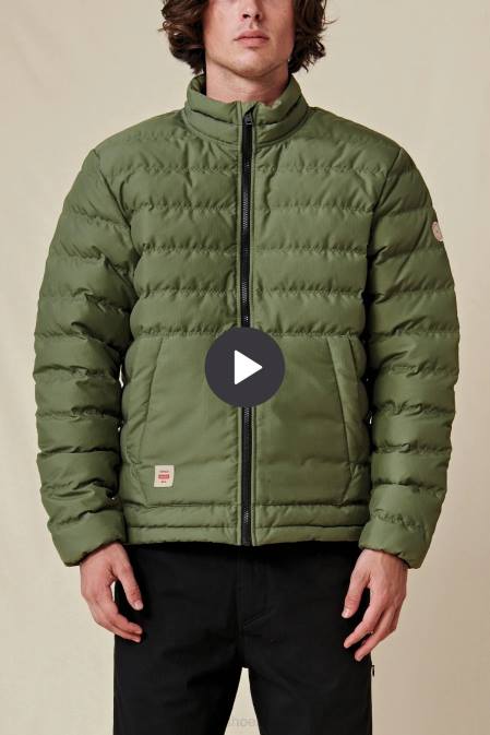 prime dūnu jaka Globe Brand olīvu D2ZH336 apģērbs