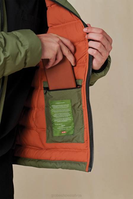 prime dūnu jaka Globe Brand olīvu D2ZH336 apģērbs