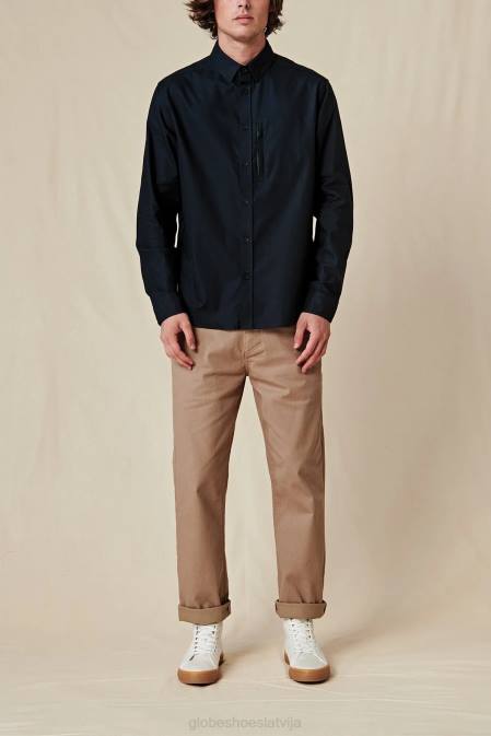 tonālais l/s krekls Globe Brand melns D2ZH317 apģērbs