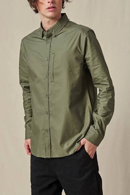 tonālais l/s krekls Globe Brand olīvu D2ZH318 apģērbs