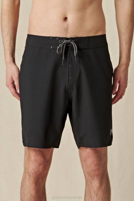 katrs uzbriest boardshort Globe Brand melns D2ZH353 apģērbs