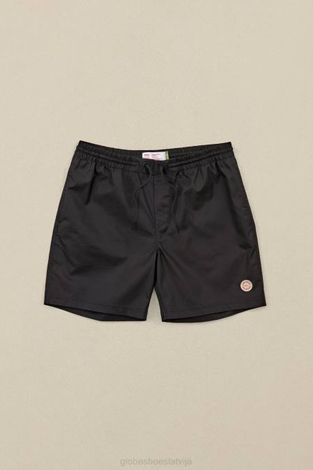 tīrs uzbriest poolshort Globe Brand melns D2ZH348 apģērbs