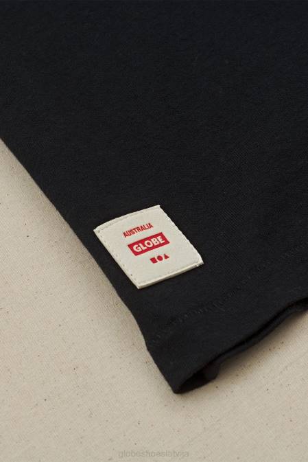 dzīvo zema ātruma tee Globe Brand melns D2ZH291 apģērbs