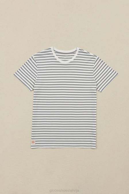horizonta svītraina tee Globe Brand balts D2ZH292 apģērbs