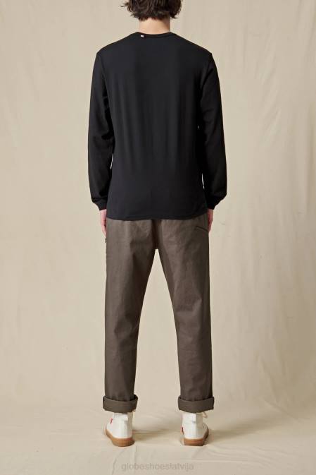 katru sasodīto dienu ls tee Globe Brand melns D2ZH294 apģērbs