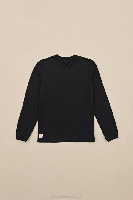 katru sasodīto dienu ls tee Globe Brand melns D2ZH294 apģērbs