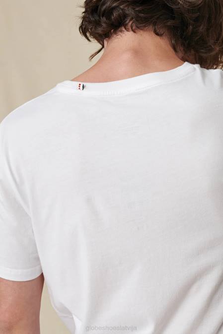 lejā zem tee Globe Brand balts D2ZH296 apģērbs