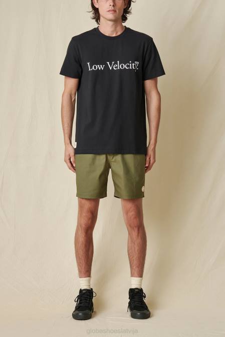 lv tee Globe Brand melns D2ZH301 apģērbs