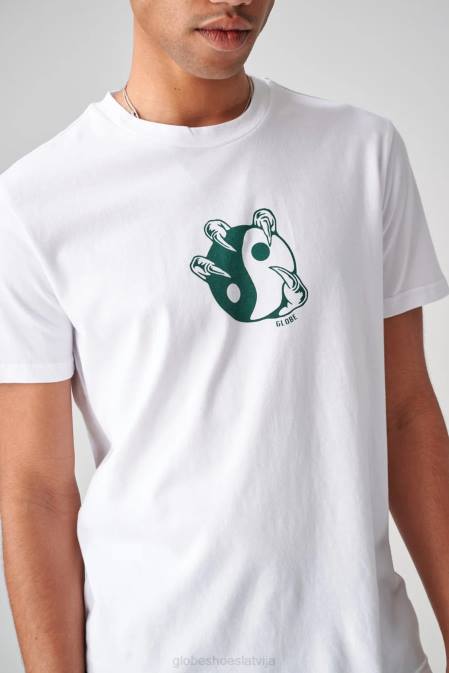 nesabalansēta tee Globe Brand balts D2ZH274 apģērbs