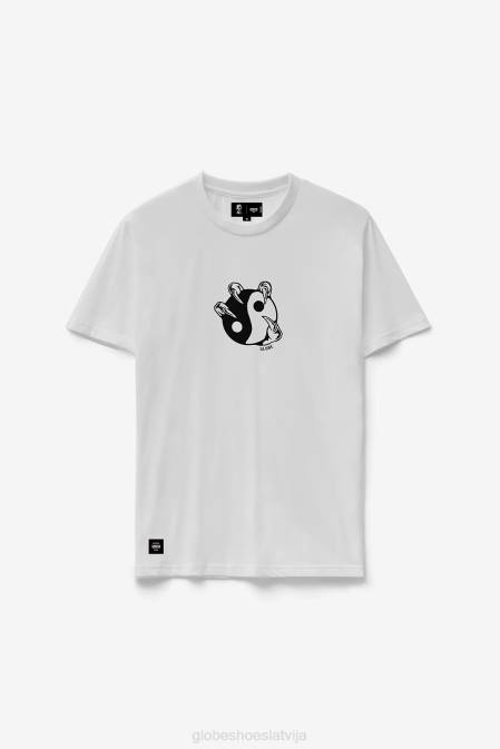nesabalansēta tee Globe Brand balts D2ZH274 apģērbs