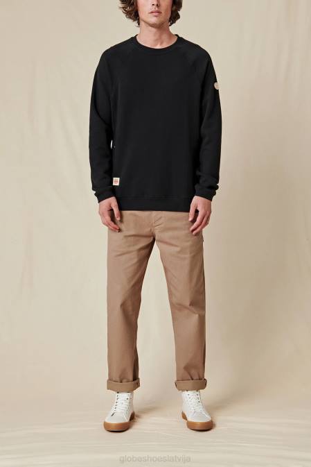 ceļotāju apkalpe Globe Brand melns D2ZH325 apģērbs