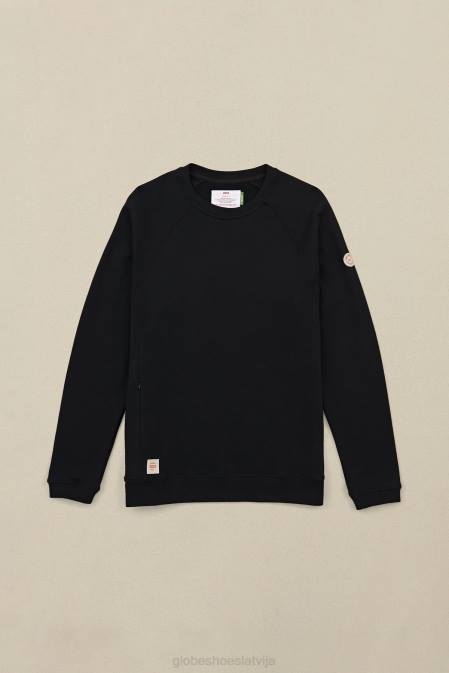 ceļotāju apkalpe Globe Brand melns D2ZH325 apģērbs