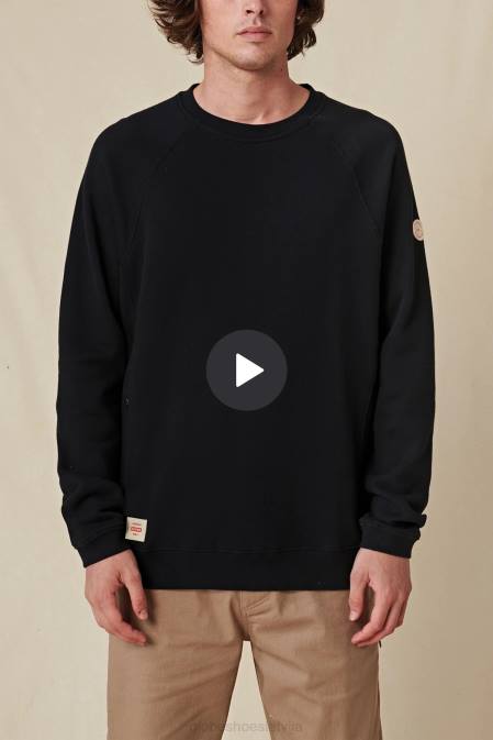 ceļotāju apkalpe Globe Brand melns D2ZH325 apģērbs