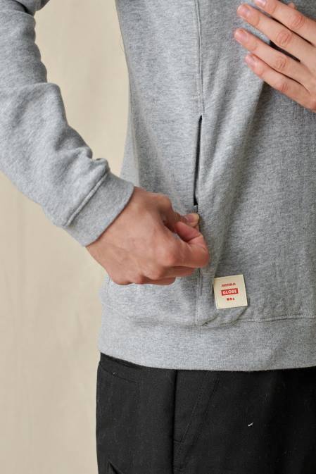 ceļotāju apkalpe Globe Brand pelēks marlis D2ZH326 apģērbs