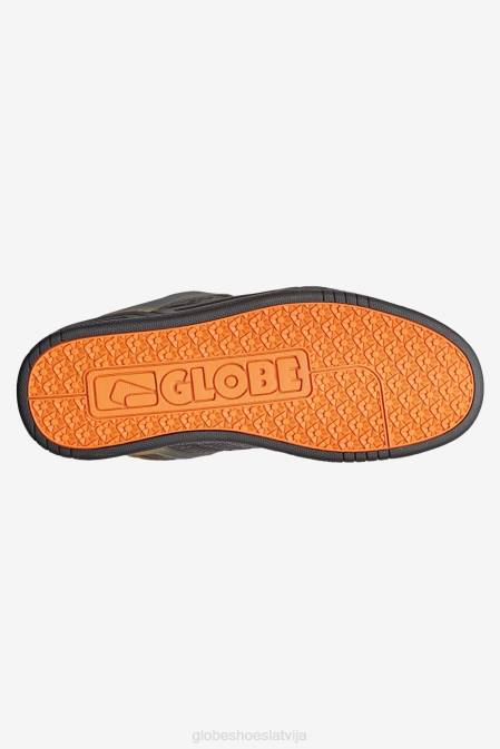 slīpums Globe Brand melna/oranža izbalēšana D2ZH59 kurpes