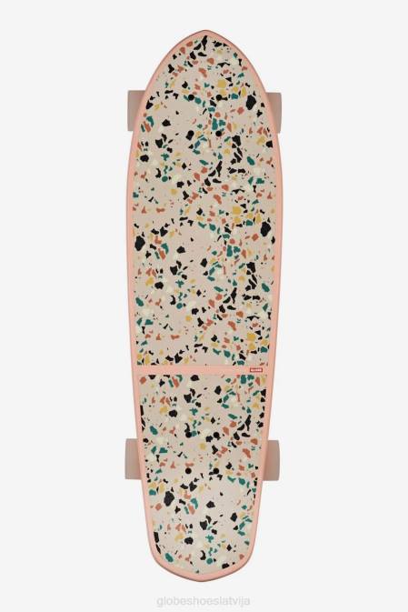 liels 32" kreiseris Globe Brand jūras gliemežvāks/terazzo D2ZH132 skrituļdēļi