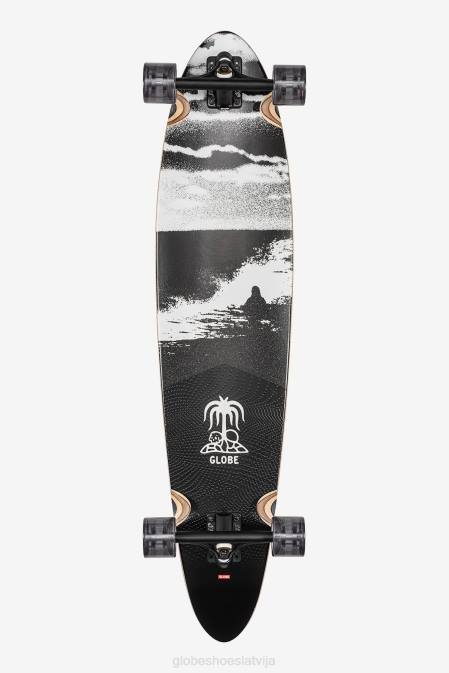 pinner classic 40" longboard Globe Brand kokosrieksts/melnais paisums D2ZH156 skrituļdēļi